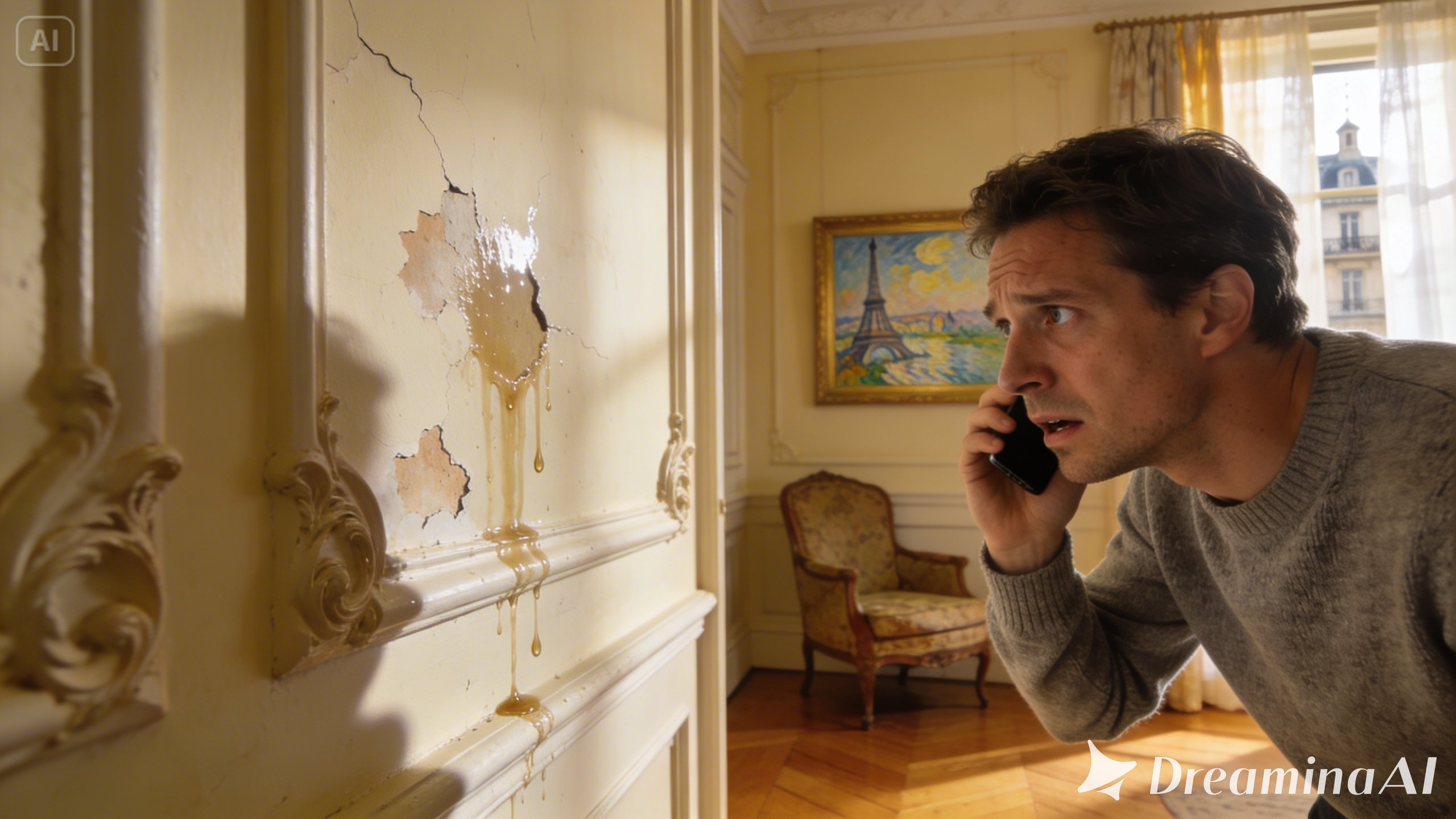 Fuite d'eau appartement Paris