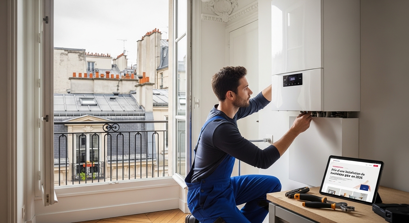 Installation chaudière gaz Paris